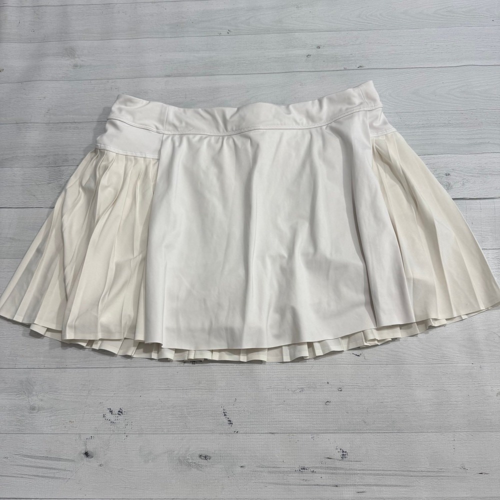 Athleta advantage skort jupe short advantage white‎ womens large